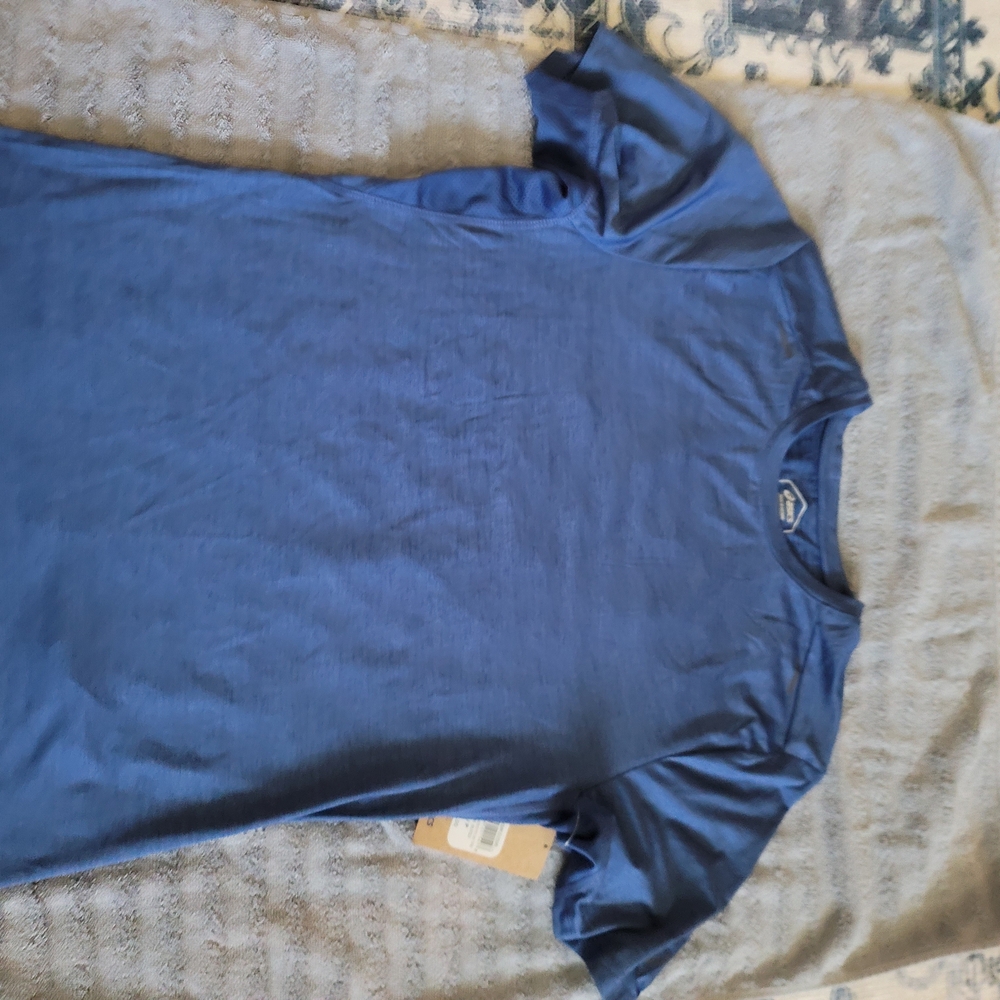 Asics Men's Short Sleeve Blue Tee